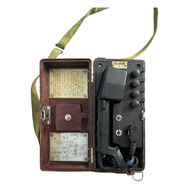 TELEFON MILITAR DE CAMPANIE F1603, PERIOADA SOVIETICA - SURPLUS MILITAR ARMATA ROMANA - UZAT