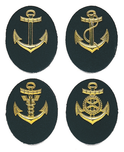 East Ger.vm Career Badge Maat W.met. Pad