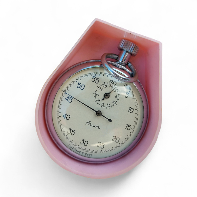 Cronometru (Stopwatch) vintage AGAT - URSS - Surplus militar armata Romana - In stare buna  