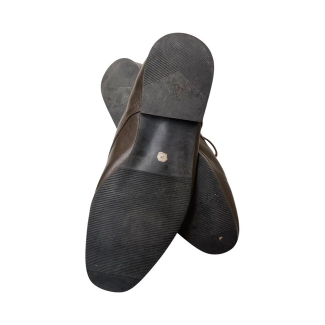 Pantofi din piele - Surplus militar Armata Romana - Maro - In stare buna