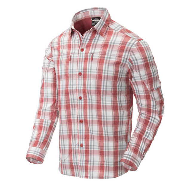 TRIP SHIRT - NYLON BLEND - Helikon Tex® - RED PLAID