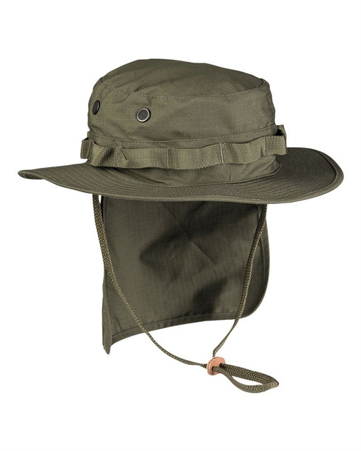 PALARIE BRITANICA BOONIE CU PARASOLAR PENTRU GAT - RIPSTOP - Mil-Tec - OD
