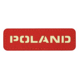 PATCH POLONIA - 25 x 80 mm - LASER CUT - ROSU/GID - M-TAC