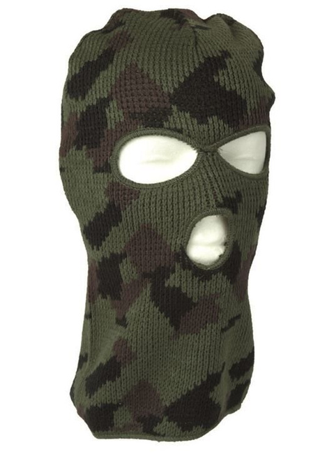 3-HOLE ACRLYIC BALACLAVA - Mil-Tec® - CAMO