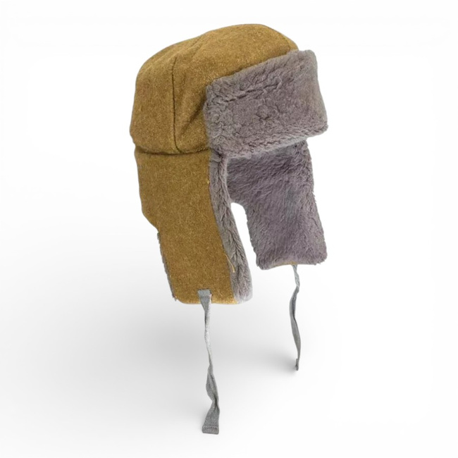 Hungarian 58M Training Cap, Wool Felt, Winter - Hungarian Army Military Surplus - Used