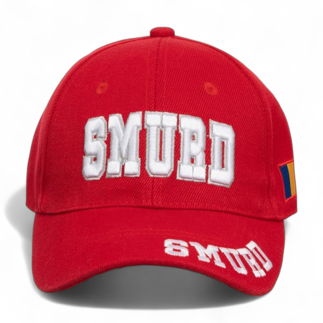 CAP - SMURD - PREMIUM QUALITY - 3D EMBROIDERY - RED