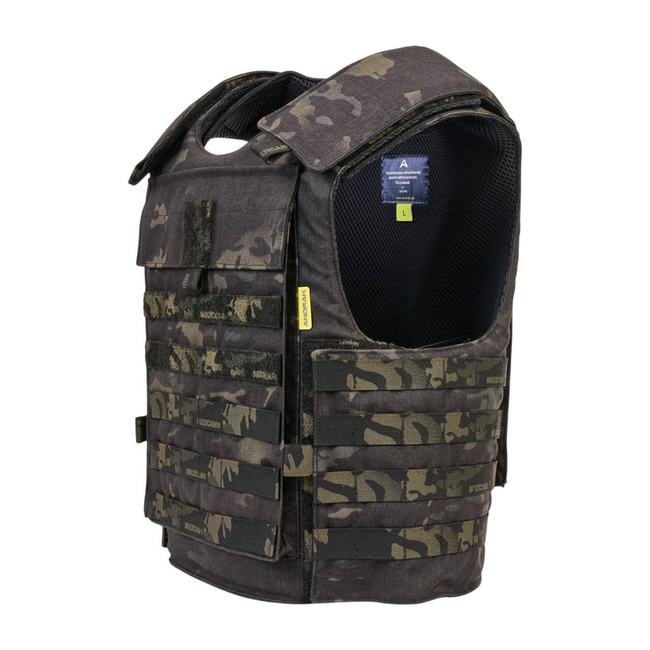 VESTA TACTICA DE PROTECTIE BALISTICA - CU SISTEM MOLLE - TACTICAL II - FR/BK/SH - ANORAK - MULTICAM BLACK