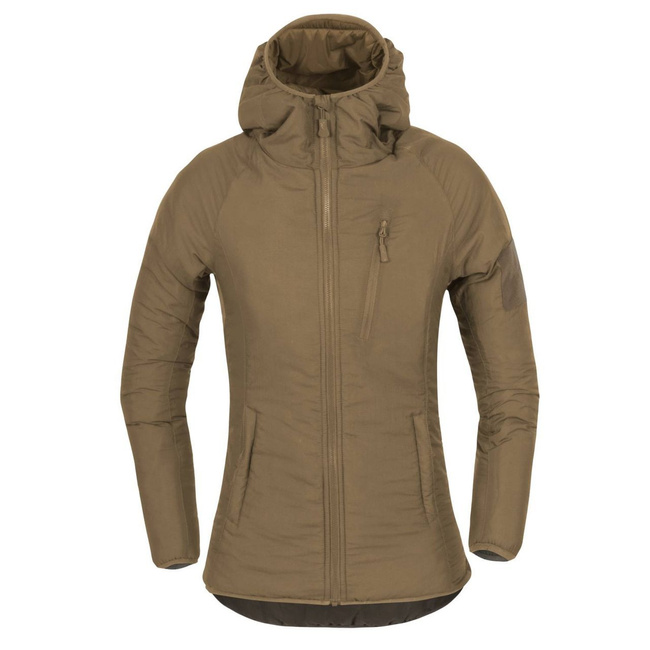 HOODED JACKET FOR WOMEN - WOLFHOUND® - Climashield® Apex™ - Helikon-Tex® - TAIGA GREEN