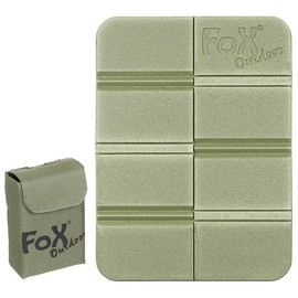 THERMAL FOLDABLE SEAT PAD - WITH MOLLE POUCH - FOX® Outdoor - OD GREEN