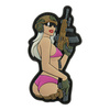 PATCH TACTICAL GIRL ?4 PVC - PINK - M-TAC