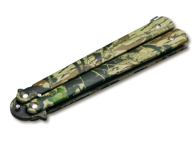 CUTIT DE BUZUNAR BALISONG CAMO - MAGNUM