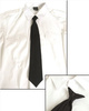 SECURITY TIE WITH CLIP - Mil-Tec - BLACK