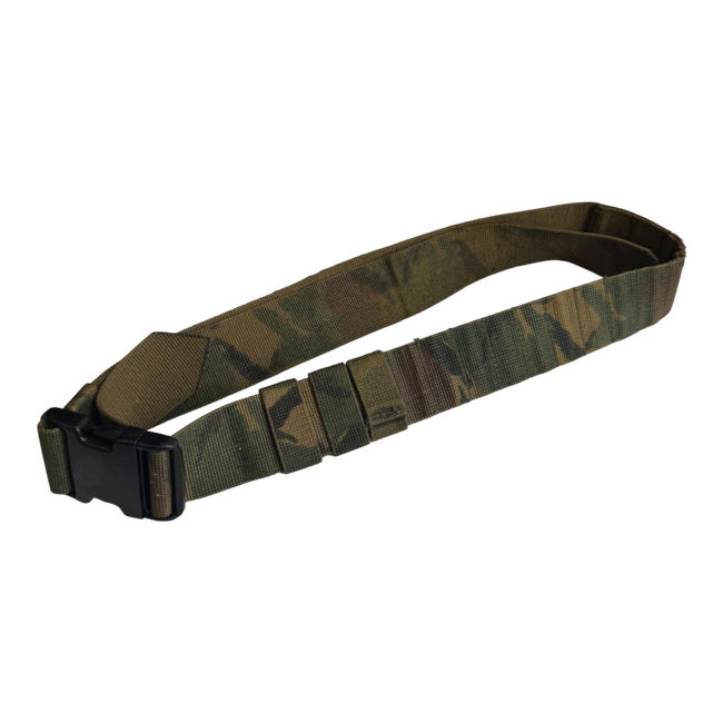 Curea textila tip webbing din nylon - Surplus militar de la armata olandeza - DPM - Uzata