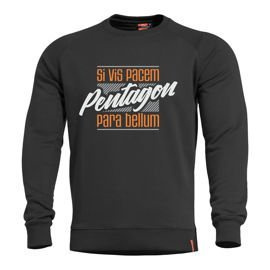 PULOVER HAWK  - "PARA BELLUM" - Pentagon® - NEGRU