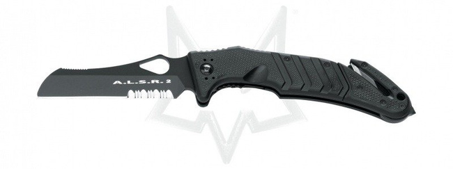Fox Knives A.L.S.R. 2 Air Land & Sea Rescue SF black
