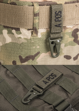 Breloc pentru chei TACT. - 0 neg - 5 PC./PACK - COYOTE