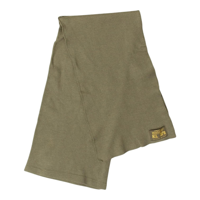 Fular Vintage Half Tubular - Anii 1970 - Surplus Militar Armata Olandeza - Verde Olive - In Stare Buna
