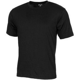 COTTON T-SHIRT - "STREETSTYLE" - AMERICAN ARMY STYLE - MFH® - BLACK