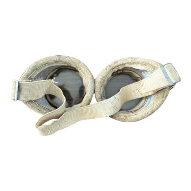 Ochelari protectie sudura, din aluminiu - Anii 1970 - Industria RSR - Surplus Militar Armata Romana - Metalic - In Stare Buna