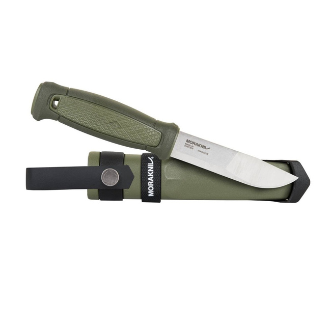 CUȚIT CU LAMĂ FIXĂ - KANSBOL MULTI-MOUNT- OȚEL INOXIDABIL - MORAKNIV® - VERDE OLIV