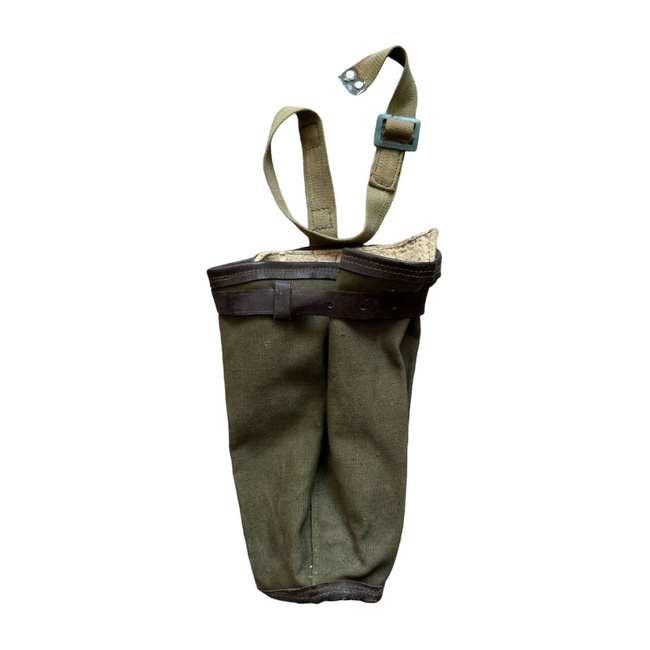 TEXTILE BEZEL COVER - GREEN OD - MILITARY SURPLUS ROMANIAN ARMY - IN GOOD CONDITION