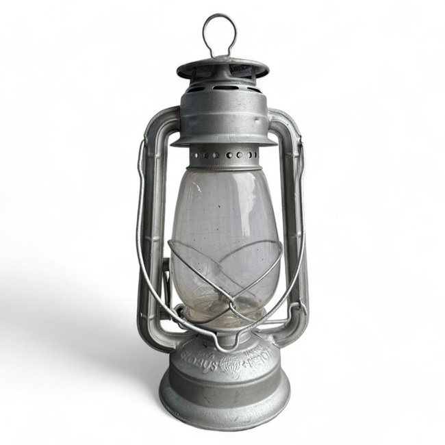 FELINAR DE VANT - METALOGLOBUS - ARGINTIU - SURPLUS MILITAR ARMATA ROMANA - IN STARE BUNA