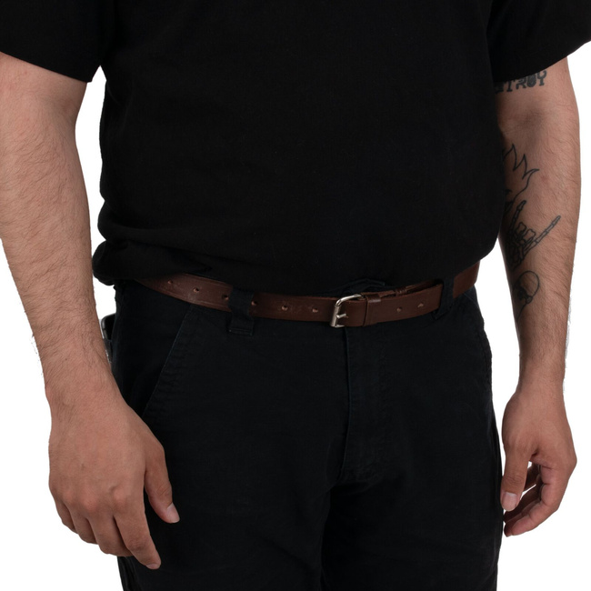 CUREA MILITARA DIN PIELE, CU CATARAMA - SURPLUS ARMATA ROMANA - CA NOUA