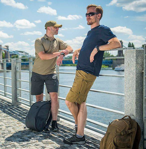 URBAN TACTICAL SHORTS - UTS - POLYCOTTON RIPSTOP - Helikon-Tex - MUD BROWN