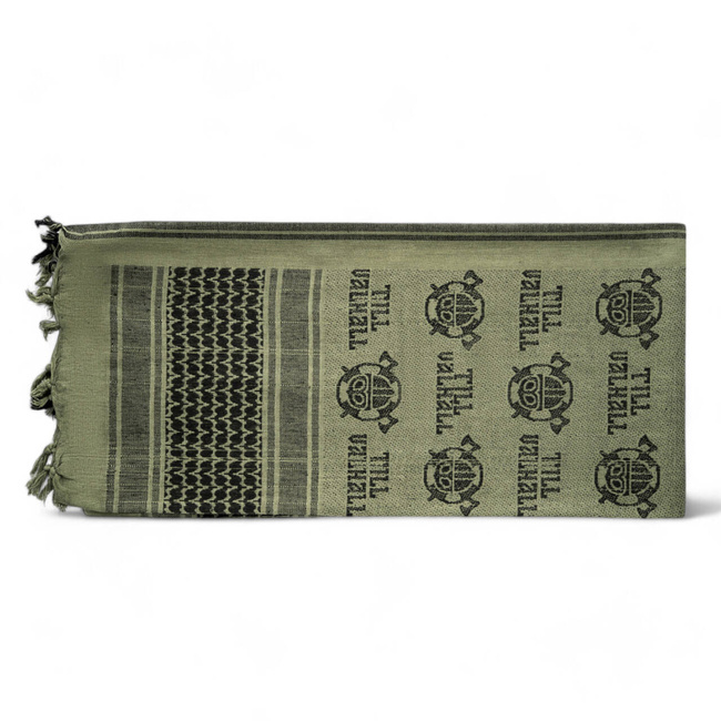 ESARFA SHEMAGH - TIL VALHALL - OLIVE/NEGRU - M-TAC