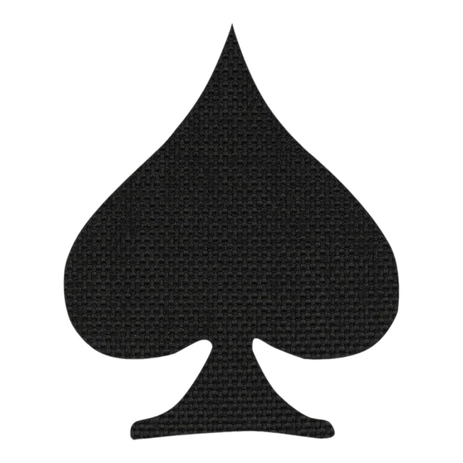 PATCH SPADES LASER CUT - NEGRU - M-TAC