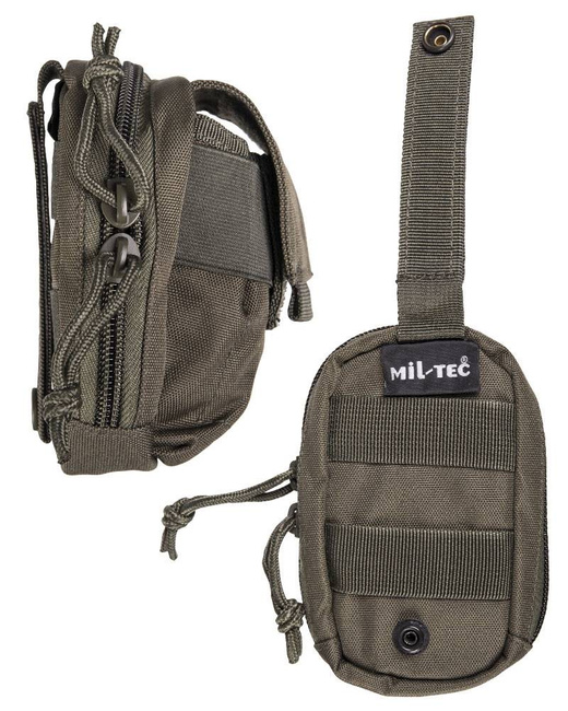 Buzunar mic olive cu prindere molle