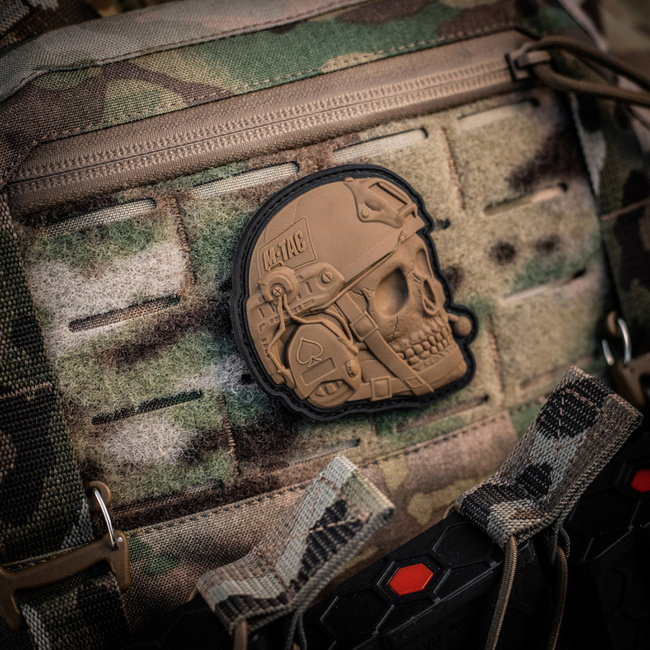 OPERATOR SKULL PATCH - 3D PVC - COYOTE - M-TAC