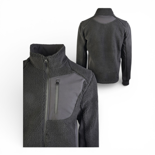 Jacheta Teddy-Fleece pentru vreme rece - Bearforce - Neagra - Mil-Tec