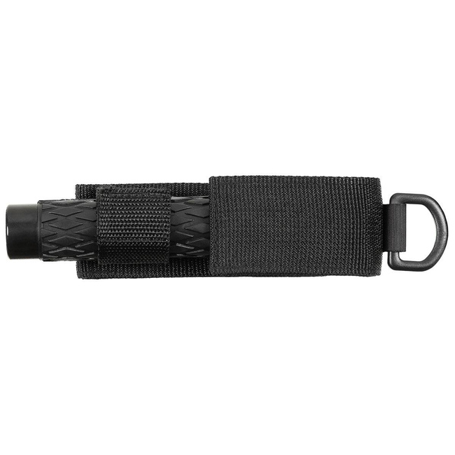 BASTON METALIC TELESCOPIC - 16.5 CM - 41 CM - NEGRU - CU HUSA DIN NYLON - MFH