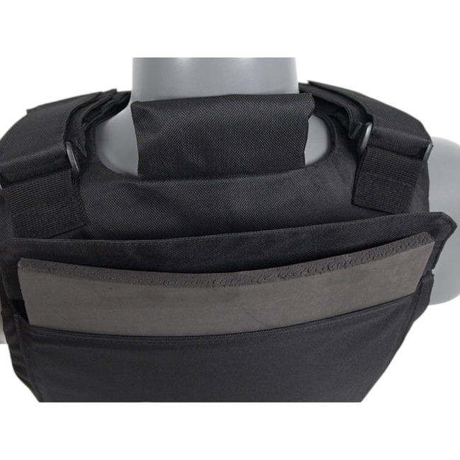Vesta tactica standard cu insertii balistice soft dummy - Delta Soft Body Armor - Negru - 8FIELDS