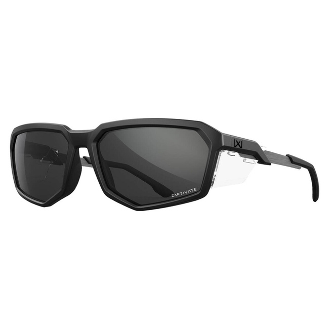 Ochelari de soare - Wileyx - RECON - Lentile CAPTIVATE gri/Rama neagra mata