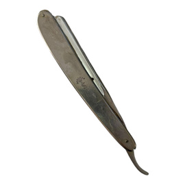 Brici clasic de barbierit cu gravura AESCULAP - Straight Razor Vintage - Surplus romanesc - Obiect de colectie