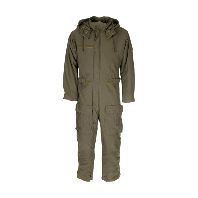 Salopeta militara captusita cu gluga - Surplus militar armata Austriaca - Verde OD - Ca noua 