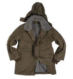 CZECH PARKA - WITH LINER - OD M85 - MILITARY SURPLUS - USED