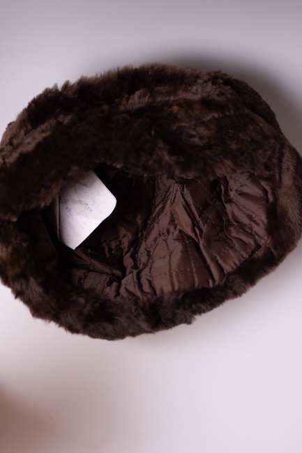 Fur hat, Cold War era, Romanian Army Surplus - Brown