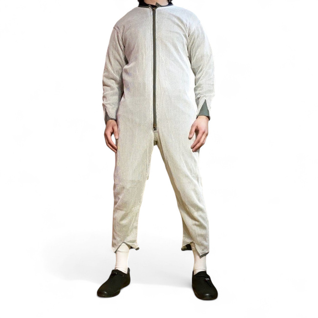 Pilot Coverall CWU-23/P - US Air Force Military Surplus - Unisex - White/Sage Green - Like new