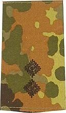 EMBLEMA - GERMAN ARMY FLECKTARN CAMO/BLACK SHOULDER LOOPS ´OBERLEUTNANT´