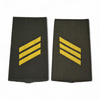 PAIR OF ORIGINAL RANKS - CORPORAL - GERMAN ARMY - NAVY - OLIVE GREEN/GOLDEN