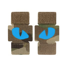 TIGER EYES LASER CUT PATCH (couple) - MULTICAM/BLUE - M-TAC