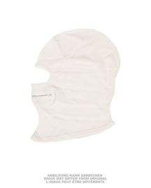 ITALIAN WHITE FACE MASK WITH ZIPPER LIKE NEW