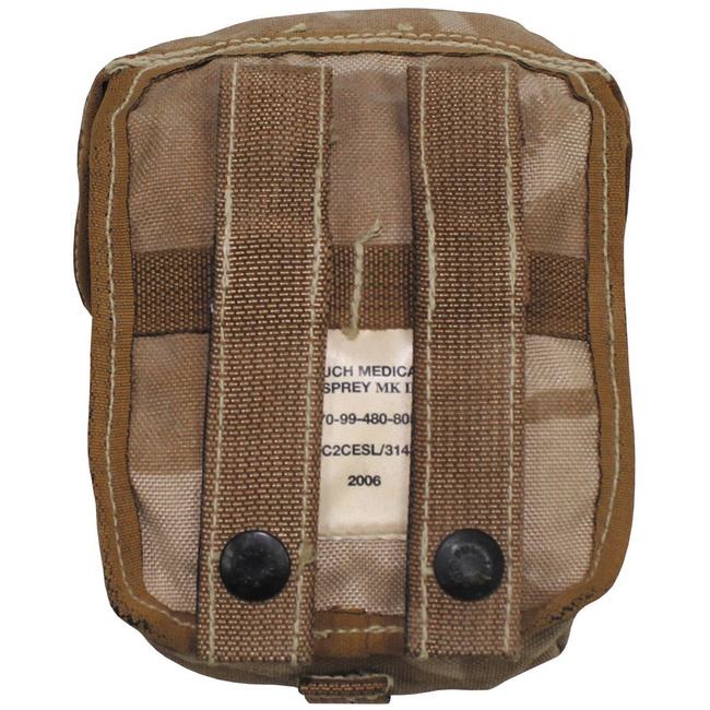 POUCH MEDICAL OSPREY MKII - MOLLE - SURPLUS MILITAR DE LA ARMATA BRITANICA - CAMUFLAJ DPM DESERT - UZAT