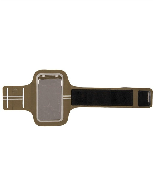 BANDA SPORT PENTRU BRAT CU HUSA PENTRU TELEFON SI CHEI - LYCRA - Mil-Tec - OD (Olive Drab)