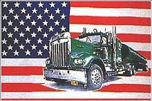 STEAG (91 x 152) cm UNITED STATES W/ TRUCK