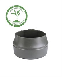 COLLAPSIBLE CUP - FOLD-A-CUP - OD GREEN - 200 ML