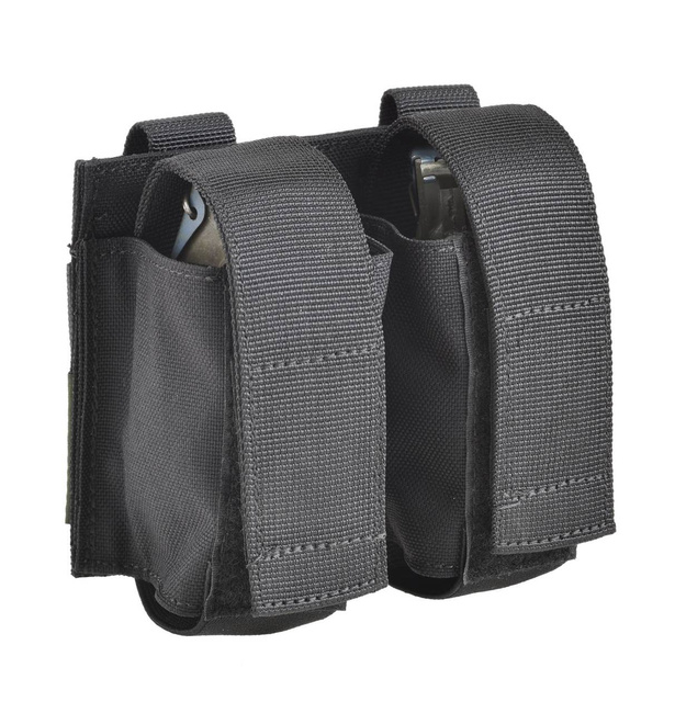 POUCH, BUZUNAR DUBLU PENTRU GRENADE - DEFCON - NEGRU